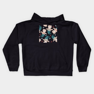 Cat Mermaids Kids Hoodie